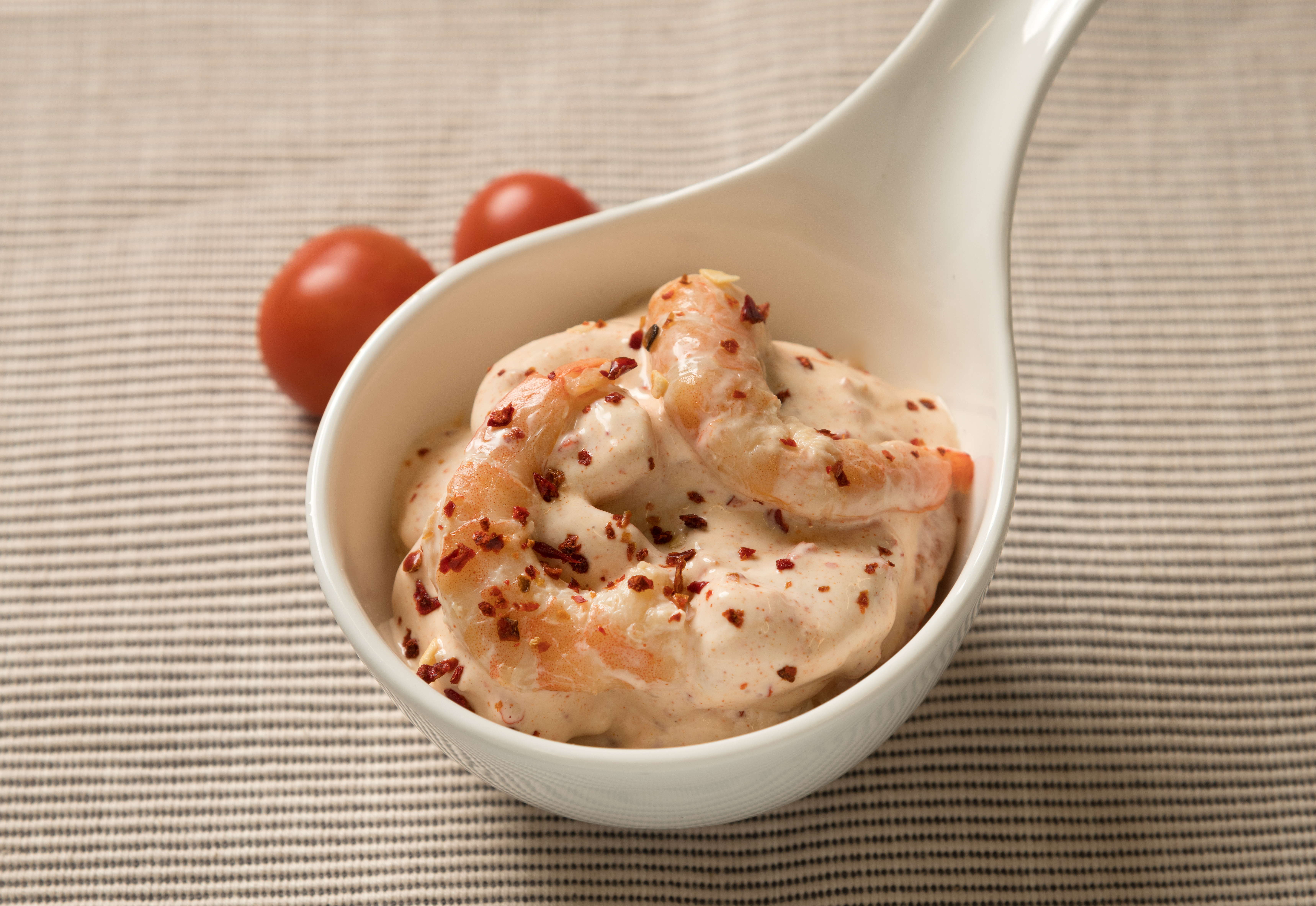 Riesengarnelen in Chili-Mayo